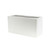 12in Long High Rectangular Ceramic Planter - White