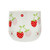 4.9in Wide Strawberry Ceramic Pot - White Green Red