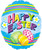 Happy Easter Eggs Balloons (5pk)