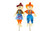 48in Tall Assorted Fall Scarecrows on Poles