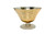 5.5in Tall Ava Mercury Glass Compote - Gold