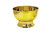 7in Wide Plastic Revere Compote Bowl - Gold