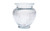 6in Tall Ginger Jar Clear Glass Vase