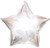 18in Star Foil Balloon (5pk) - Silver