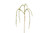 37in Hanging Crystal Vine x5 - Gold