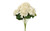 18in Hydrangea Bush x7 - Cream