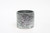 5in Wide Posh Cylinder Cement Planter - Silver Foil