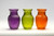 8in Tall Glass Swirl Vase - Sierra (Assorted)