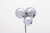 Plastic Cluster Ball Pick x3 - Shiny Silver