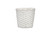 7in Wide Bamboo Woodchip Basket Pot Cover - White Washed