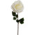 20in Open Rose Spray - White