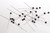 1.5in Boutonniere Pin (Box of 250) - Black