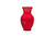 11in Tall Classic Glass Vase - Red