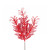 12in Glitter Fern Pick x3 (Bag of 12) - Red