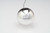 50mm Plastic Ball on Wire (Bag of 12) - Shiny Silver