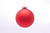 75mm Satin Ball Ornament (Box of 6) - Red