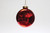 75mm Shiny Ball Ornament (Box of 6) - Red