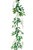 72in Mini Wisteria Flower Drop Garland - Purple