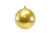 100mm Plastic Ornament Ball - Candy Apple - Gold