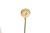 35mm Plastic Ball Pick (Bag of 24) - Shiny Gold