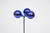 30mm Plastic Ball Pick x3 (Bag of 12) - Shiny Blue