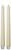 11in Patria LED Taper Candles (2pk) - Ivory