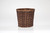 9.5in Wide Bamboo Woodchip Basket Pot Cover - Dark Stain