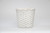 9.5in Wide Bamboo Woodchip Basket Pot Cover - White Washed