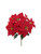 Weather Resistant Poinsettia Bush x7 - Red