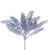 11in Glitter Flat Pine Spray (Bag of 12) - Silver