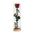 11.5in Tall Preserved Rose in Glass Cloche - Red