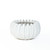 7.7in Wide Ceramic Finger Bowl - Shiny White