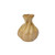 8in Tall Posey Ceramic Vase - Creamy Mustard