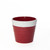 4.8in Wide Santa Suit Ceramic Pot - Red White