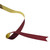 #9 Metallic Gold Back Velvet Ribbon (25yds) - Burgundy
