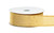 #9 Stairstep Woven Metallic Ribbon (20yds) - Gold
