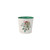 XCONT 4.75D 4.33H HOLLY MISTLETOE POT W PVC LINER WHITE GREEN RED