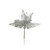11in Long Glitter Fern Berry Spray (Bag of 12) - Silver