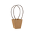 5in Tall Pretty Bag, Water Resistant (Bag of 6) - Kraft