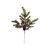 20in Long Cypress Spray With Berries & Pinecones - Red Natural