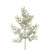 21in Frosted Glitter Cedar Spray - Green