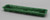 19.6in Long TC18 Rectangular Plastic Centerpiece - Green