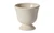 7in Wide Cara Ceramic Compote - White