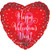 17in Foil Balloon - Happy Valentines Day Red (5pk)