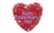 Foil Pattern Hearts Balloons (5pk)
