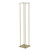 45in Tall Harlow Metal Pedestal Display Stand - Gold