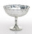 8in Wide Desiray Mercury Glass Compote Vase - Silver