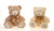 9.5in Tall Fluff Bears with Bows and Bear Paws Plush (Assorted)