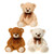 9.5in Tall Sitting Bear with Bow (Assorted)