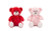 5.5in Plush Red & Pink Bears (Assorted)